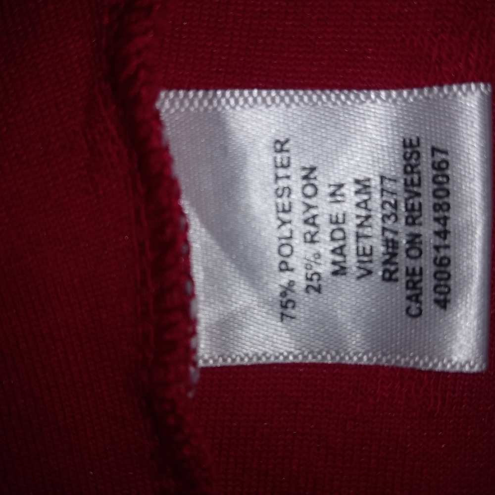 Elle XL Red Eyelet Sleeveless Top Plus - Picture 7 of 8